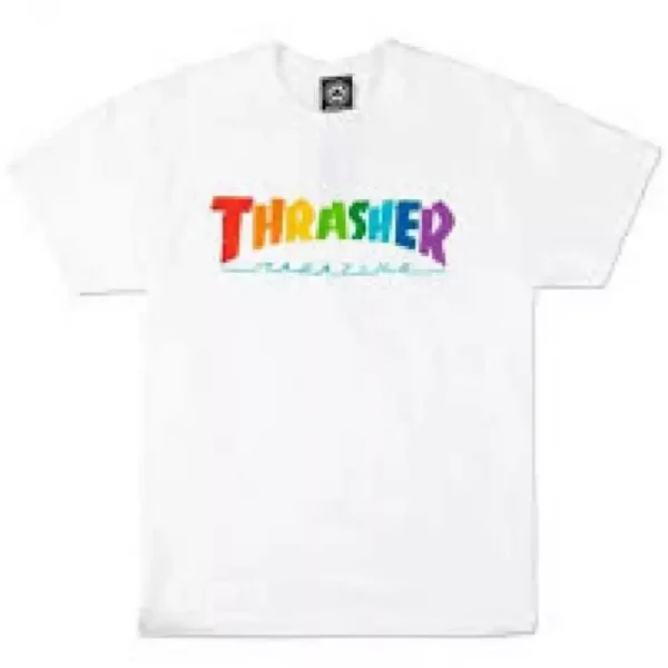 Remera Thrasher Rainbow
