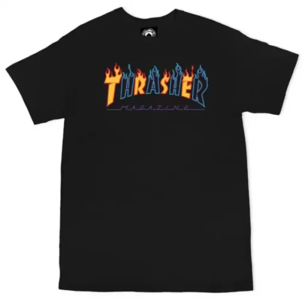 Remera Thrasher Double Flame