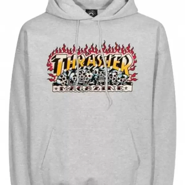 Hoodie Thrasher Skull Krak Hoodie Thrasher Skull Krak