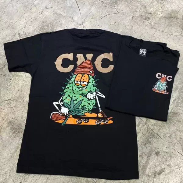 Remera CNC Cogollo Negro