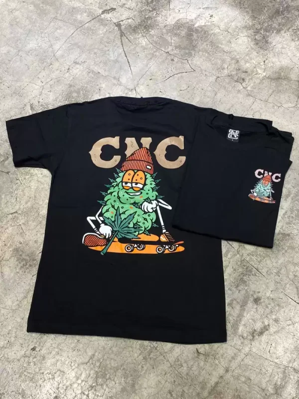 Remera CNC Cogollo Negro