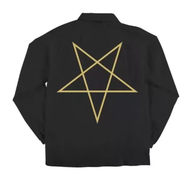 Coach Jacket Thrasher Pentagram
