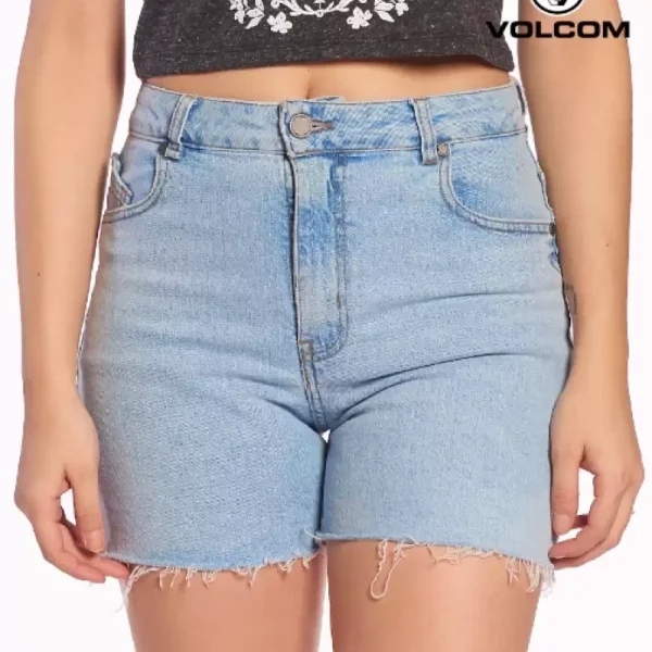Short Volcom Mom Blue Wash Short Volcom Mom Blue Wash