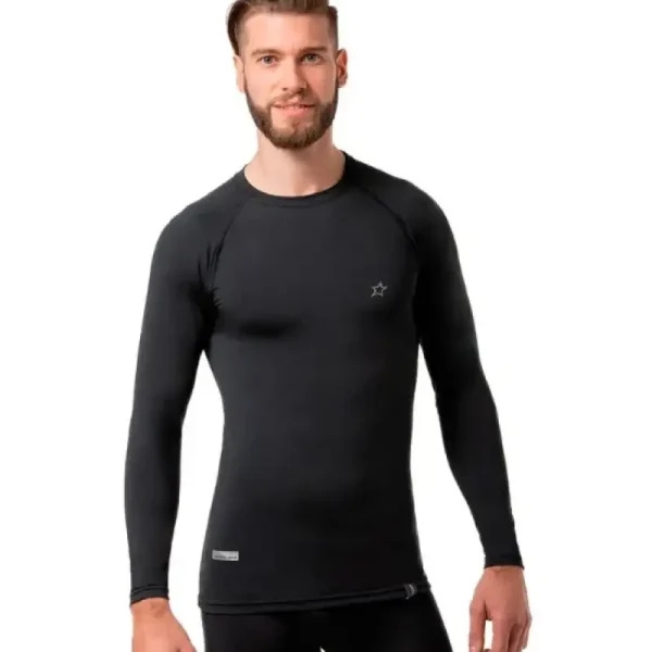 Remera Térmica Manga Larga Alaska Chubut Black Hombre AH0101-100 Remera Térmica Manga Larga Alaska Chubut Black Hombre AH0101-100