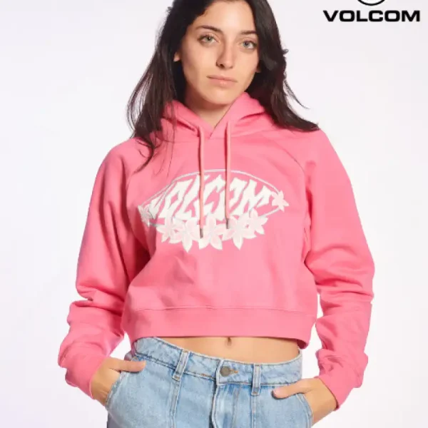 Hoodie Volcom Crop Puff Girl