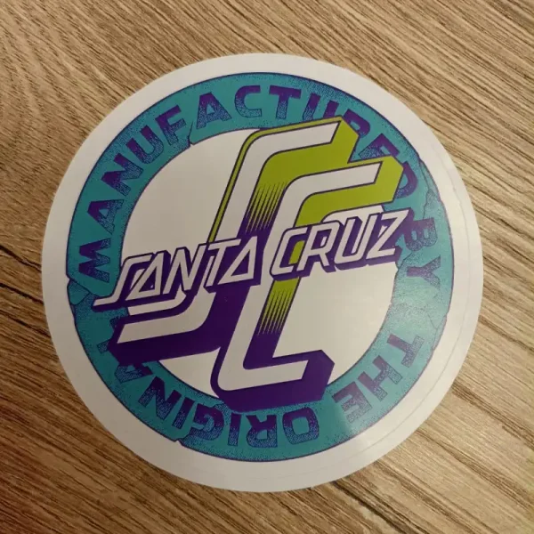 Calcomania Santa Cruz Manufactured