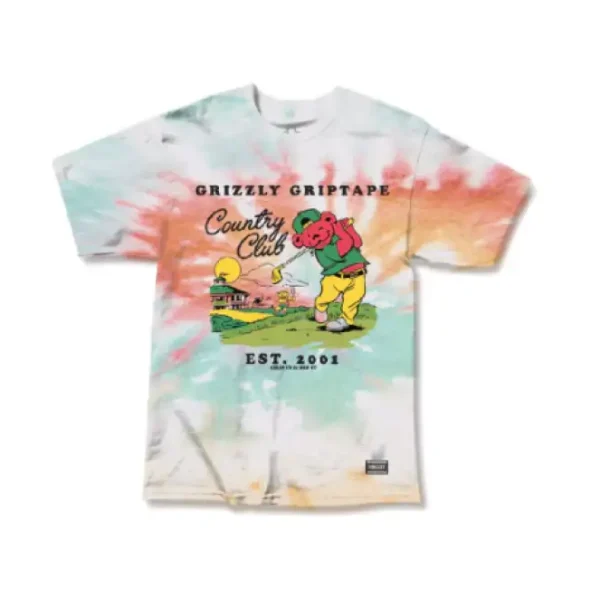Remera Grizzly Back Nine Batik