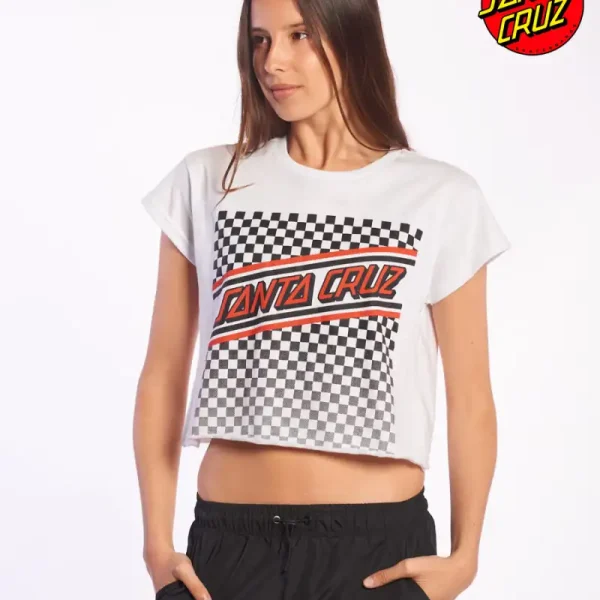 Remera Santa Cruz Checkstrip Fade