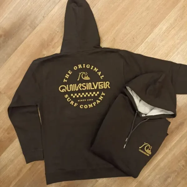 Hoodie Quiksilver Graphic HTR