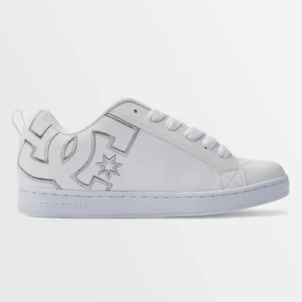 Zapatillas DC Shoes Court Graffik Girl IMP Blanco/Gris Zapatillas DC Shoes Court Graffik Girl IMP Blanco/Gris