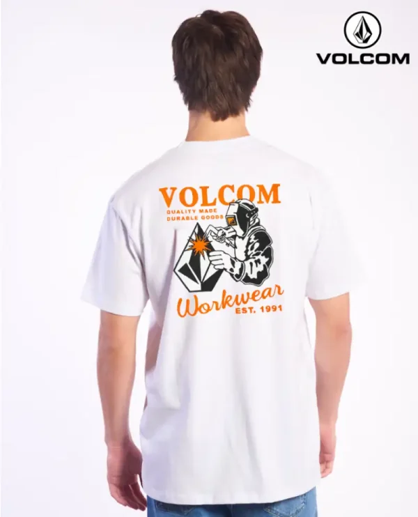 Remera Volcom Work Over