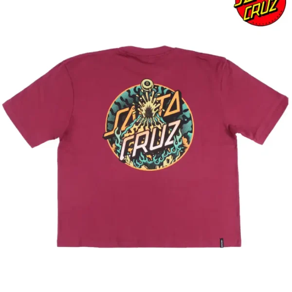 Remera Santa Cruz Winkowski Volcano Dot
