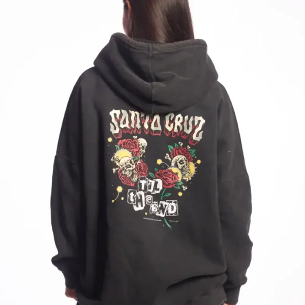 Hoodie Santa Cruz Rose Skull Hoodie Santa Cruz Rose Skull