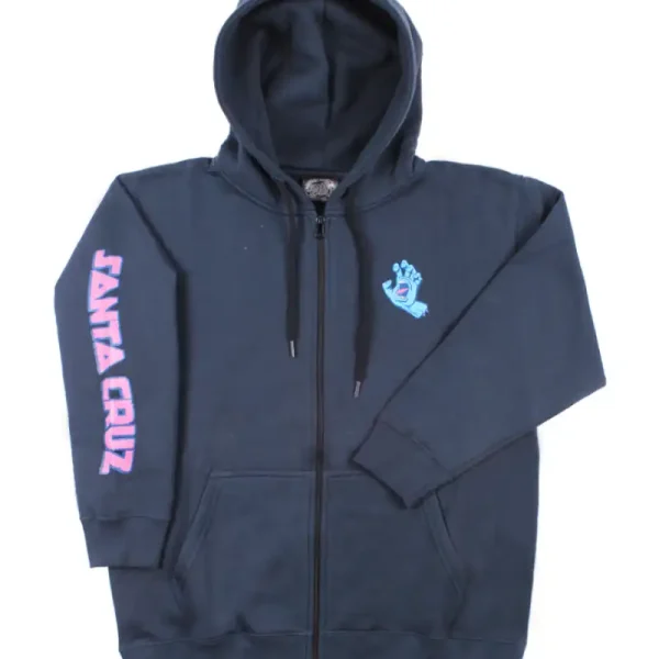 Hoodie Zip Santa Cruz Inherit Stacked Kid