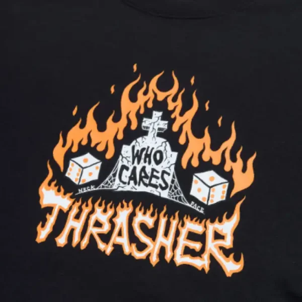 Hoodie Thrasher Men Who Cares Hoodie Thrasher Men Who Cares