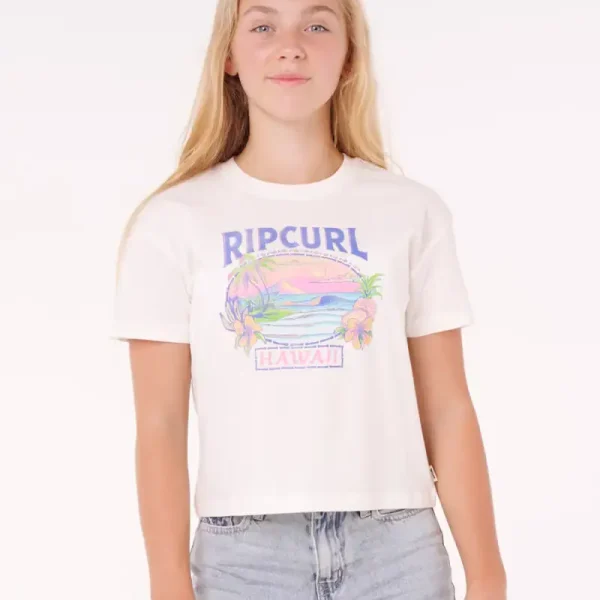 Remera Rip Curl Crop Sunset Girl