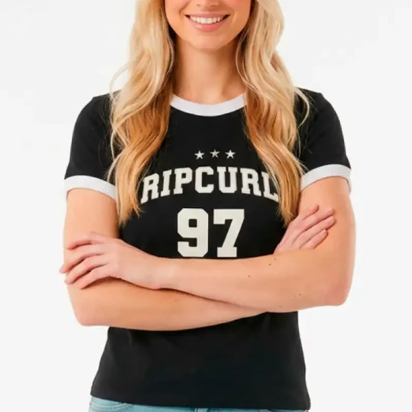 Remera Rip Curl Fitted Ringer