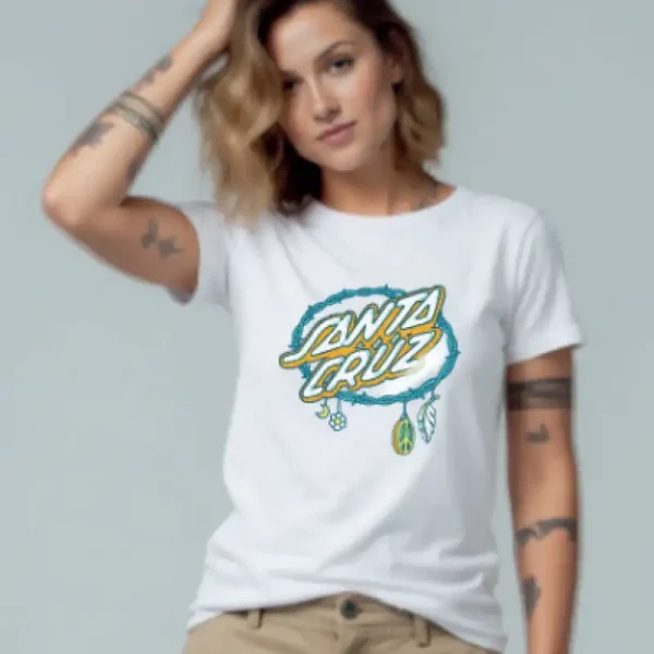 Remera Santa Cruz Slim Barbed