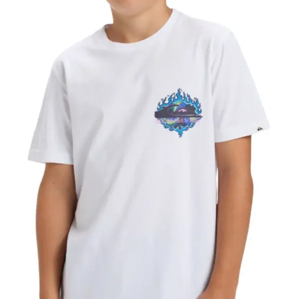 Remera Quiksilver Kid Mc Ev In Flames Remera Quiksilver Kid Mc Ev In Flames