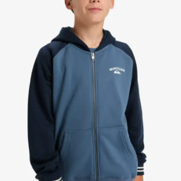 Hoodie Zip Quiksilver Knowledge Area Kid