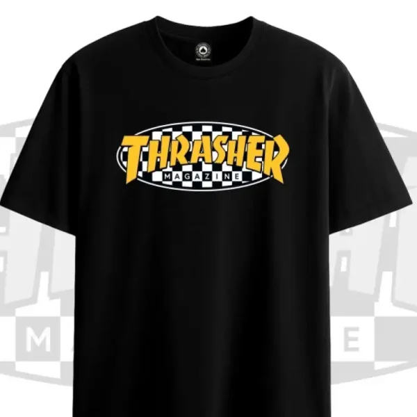 Remera Thrasher Checkered